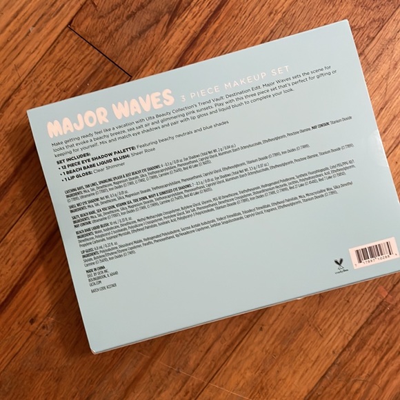 •ULTA BEAUTY•NIB "MAJOR WAVES" 3/PIECE SET- EYE SHADOW, LIP GLOSS, LIQUID BLUSH - Picture 6 of 7